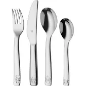 WMF Kinderbesteck "Bauernhof", (Set, 4 tlg.), ab 3 Jahren, Cromargan Edelstahl Rostfrei 18/10, hygienisch, säurefest