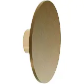 LIGHT-POINT Soho W4 Wandleuchte Ø40 IP54 2700/3000K Brass - , dimmbar, Gold / Messing, für Wohnzimmer, Aluminium
