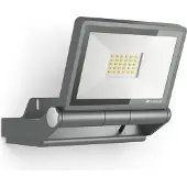 Steinel XLED Pro One, Wandbeleuchtung für den Außenbereich, Silber, Kunststoff, IP44, Eingang, Garage, Garten, Pfad, II