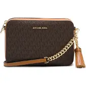 Michael Kors Damen Umhängetasche Jet Set MD Camera Bag Braun 32F8GF5M2B200