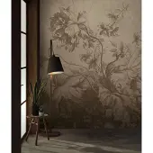 Kek Amsterdam Farbverlaufsblumentapete FU-028 - 292,2x280cm beige
