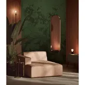 Kek Amsterdam Farbverlaufsblumentapete FU-035 - 389,6x280cm grün