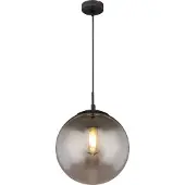 Globo Hängeleuchte Metall schwarz matt, 1x E27