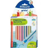 Pelikan Buntstift griffix Buntstifte 12 Stück in FS FSC