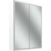 Schneider GLOW D2W Spiegelschrank, 2 Türen 30/30cm, 613x136x736mm, rundum Beleuchtung, Dim2Warm, 218.064.02.02
