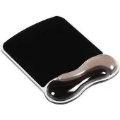 Kensington Leitz Duo Mouse pad with gel wrist rest smoke black