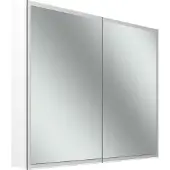 Schneider GLOW D2W Spiegelschrank, 2 Türen 45/45cm, 913x136x736mm, rundum Beleuchtung, Dim2Warm, 218.090.02.02