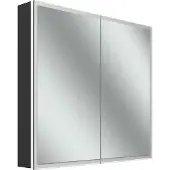 Schneider GLOW D2W Spiegelschrank, 2 Türen 40/40cm, 813x136x736mm, rundum Beleuchtung, Dim2Warm, 218.080.02.44