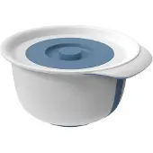 Rotho Rührschüssel 4 l (mit Zusatzbehälter 1,2 l) FRESH, Farbe:Horizon blau