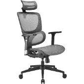 Sharkoon OfficePal C30M, Netz-Sitz, Netz-Rückenlehne, Grau, Grau, Netz, Nylon