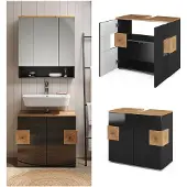 Vicco Waschbeckenunterschrank Eden Anthrazit 73.1 x 64 cm, Model 36897