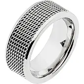 Zeeme Stainless Steel Ring Edelstahl glanz