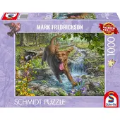 Schmidt Spiele 58559 Mark Fredrickson Labrador Puzzle, 1.000 Teile, 1000 Stück(e), 12 Jahr(e)