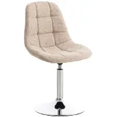 CLP Stuhl Emil Stoff drehbar creme