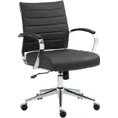 CLP Bürostuhl Oakland Echtleder HBT: 90x57x62 cm braun Echtleder