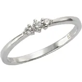 Orolino Ring Gold 585 mit 3x Brillant zus. 0,10ct.