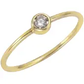 Celesta Gold Ring 375/- Gelbgold Zirkonia weiß