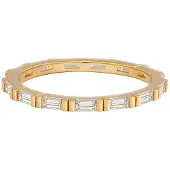 Cai Ring 925 Silber vergoldet mit Zirkonia