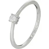 Diamonds by Ellen K. Ring 585/- Weißgold Brillant 0,066ct.