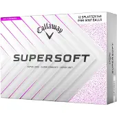 Callaway Golfbälle Supersoft Splatter 360 - 12er Pack , pink