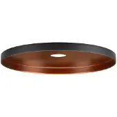 SLV Mix&Match Lampenschirm Lalu Plate 22 in Schwarz-matt und Bronze-matt