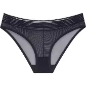 Triumph Klassischer Damenslip Tempting Sheer Highleg Tai 10215956 Schwarz