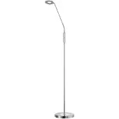 FISCHER&HONSEL GMBH LED Stehlampe Dent, dimmbar, alu / grau / zink, für Wohn- / Esszimmer, Metall, Modern, LED Stehlampe