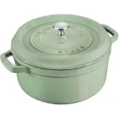 Staub La Cocotte Cocotte, 24 cm | Salbeigrün | rund | Gusseisen