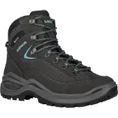 Lowa Damen Renegade Evo GTX Mid WIDE Wanderstiefel ASPHALT/TUERKIS 40
