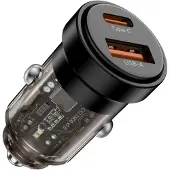 Tech-Protect Cc03 2-Port Autoladegerät Pd30W/Qc3.0 Schwarz