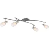 Globo Lighting Strahler Metall verchromt, 4x E14