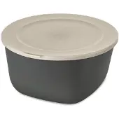 Koziol Frischhaltebox Bio-Circulair Connect Box Nature Ash Grey 4L