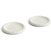 HAY - Barro Teller Ø18 cm - 2er-Set (Eierschalenweiß)