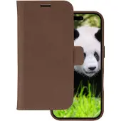 Dbramante1928 Apple iPhone 16 Pro Hülle - Echtes Leder - - 2 in 1 Case/Klapphülle - Braun
