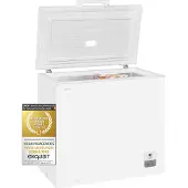 Exquisit Gefriertruhe GT200-HE-010E weiss | Standgerät | 182 l Volumen | Weiß