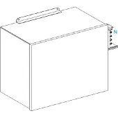Schneider Electric SE KSA1000ABG4 Endeinspeisekasten, 1000A, links