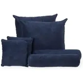 MeinBett Deko-Kissenset 6-teilig Pembroke , blau , Maße (cm): B: 90 H: 80 T: 65.0