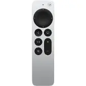 Apple TV Remote, TV, Bluetooth, Drucktasten, Wiederaufladbar, Silber