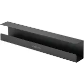 Logilink KAB0070, Kabelrinne, Tisch/Bank, Stahl, Schwarz