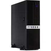 Inter-Tech IT-503, Mini Tower, PC, Schwarz, micro ATX, Mini-ITX, Metall, Heimbüro