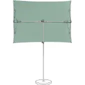 Suncomfort by Glatz Sonnenschirm Mittelstockschirm Balkonschirm Flex Roof, 195x140cm, rechteckig, Farbe hellgrün - Frost green