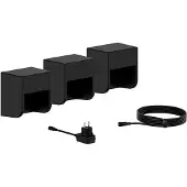 Signify LED Wandleuchte Gardenlink Starter-Set in Schwarz 3x 1,5W 360lm IP44