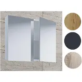 VCM VCB1 Badschrank 60cm Badmöbel Wandschrank Badezimmer Bad Spiegelschrank Nachbildung
