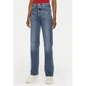 Levi's Ribcage Full Length Jeans Dark Indigo Größe: W32L34 | Straight Jeans Outlet | Damen | Blau
