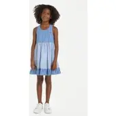 Tommy Hilfiger Sommerkleid KG0KG07935 Blau Regular Fit