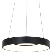 Steinhauer Ringlede LED-Pendelleuchte-Schwarz-mit LED (2700K)