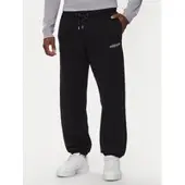 GUESS Jeans Jogginghose M4YB18 K9V31 Schwarz Regular Fit