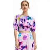 Desigual Bluse MONSIEUR CHRISTIAN LACROIX Rina 23SWBW15 Violett Regular Fit