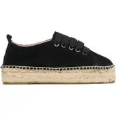 MANEBI' Espadrilles Lace-Up Espadrilles K 1.0 E0 Schwarz