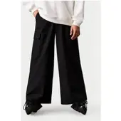 Calvin Klein Jeans Stoffhose IG0IG02616 Schwarz Relaxed Fit